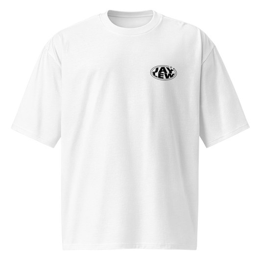 "New Generation" Oversized Heavyweight T-Shirt - White - Jay&Lew Clothing