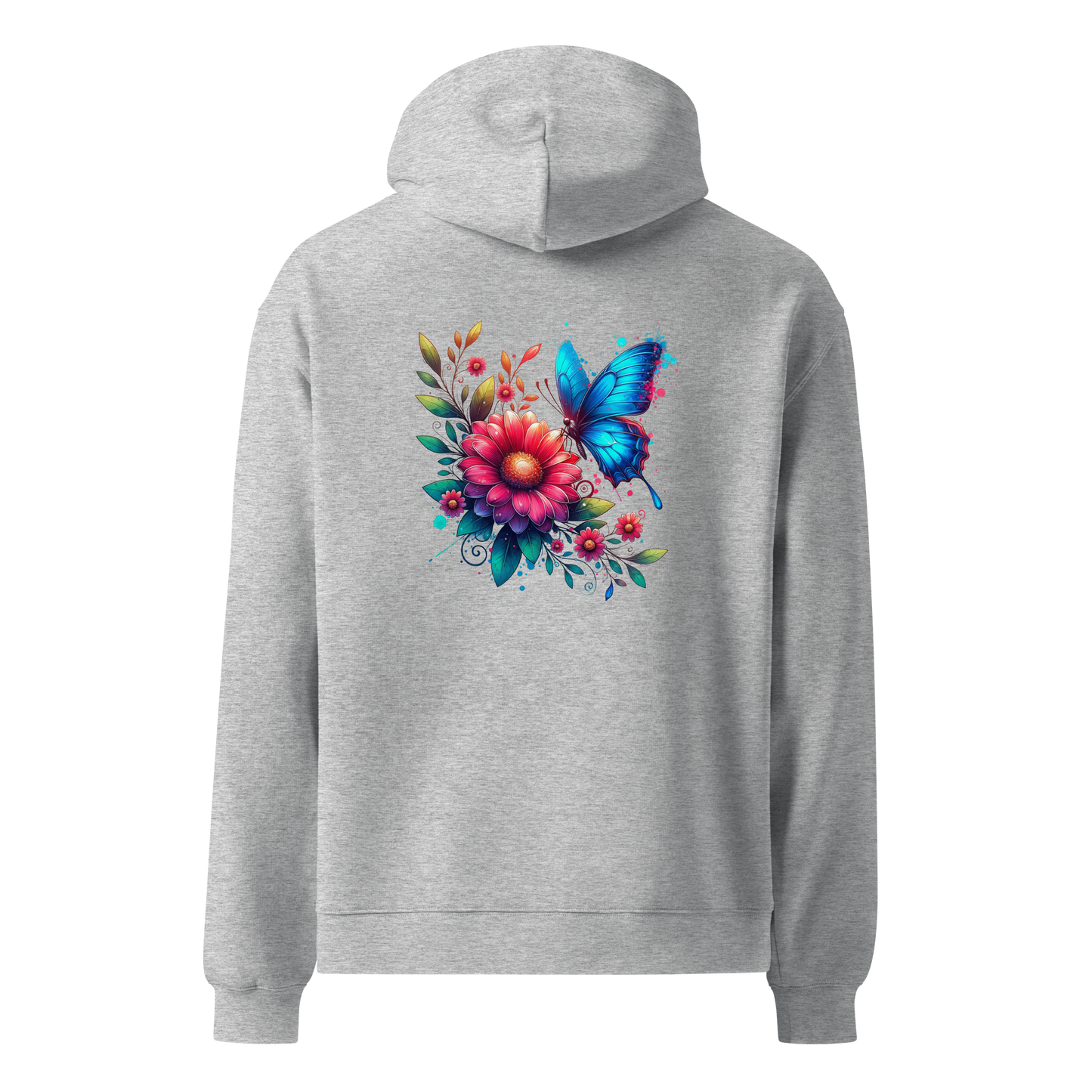 "Flowers" Oversized Hoodie - Jay&Lew Clothing