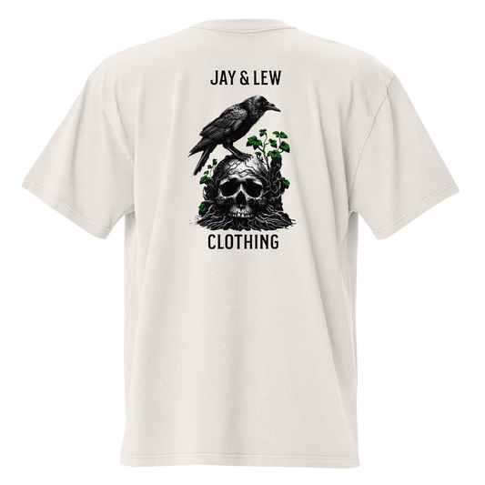 "Rebirth" Oversized Faded T-Shirt - Jay&Lew Clothing