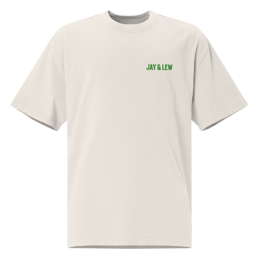 "Rebirth" Oversized Faded T-Shirt - Jay&Lew Clothing